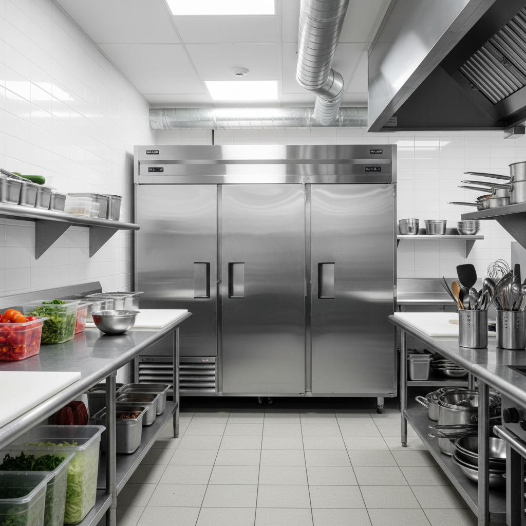 Commercial Atosa refrigeration repair in an Oakland kitchen